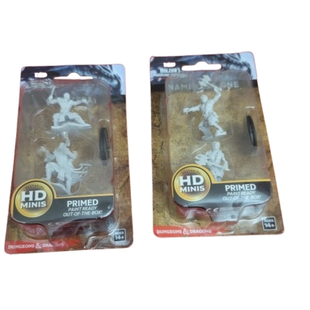 Dungeons & Dragons HD Minis Primed Figures X 2